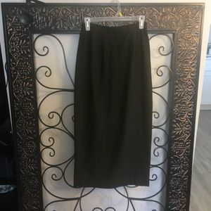 Forest green professional pencil skirt